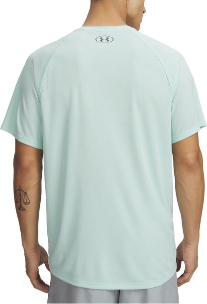 Under Armour Tech Textured Short Sleeve Mens Training Top - Green