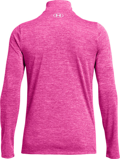 Under Armour Tech Twist Half Zip Long Sleeve Womens Training Top - Pink