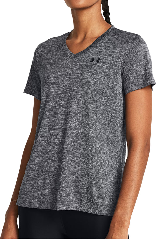 Under Armour Tech Twist Short Sleeve Womens Training Top - Grey
