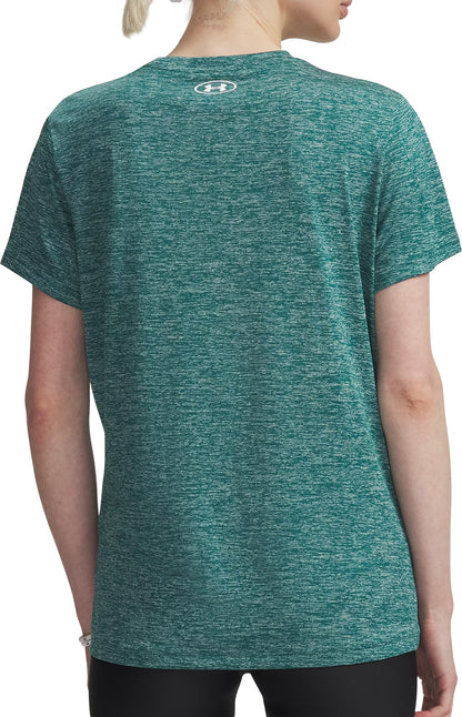 Under Armour Tech Twist Short Sleeve Womens Running Top - Green