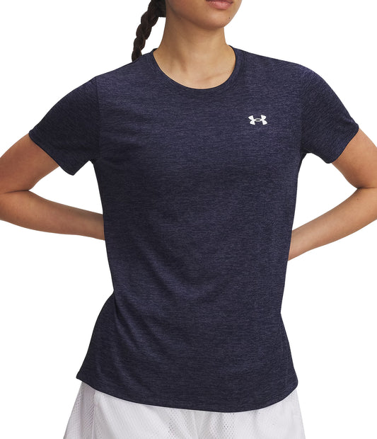 Under Armour Tech Twist Short Sleeve Womens Running Top - Blue