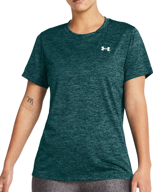 Under Armour Tech Twist Short Sleeve Womens Training Top - Green