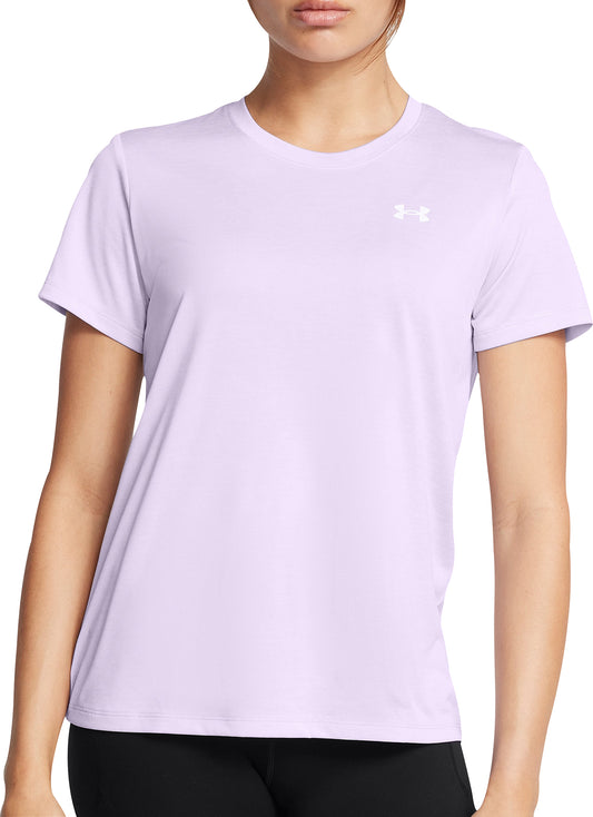 Under Armour Tech Twist Short Sleeve Womens Training Top - Purple
