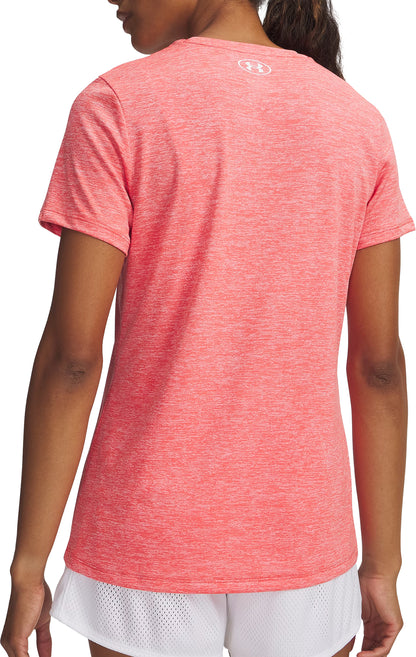 Under Armour Tech Twist Short Sleeve Womens Running Top - Red