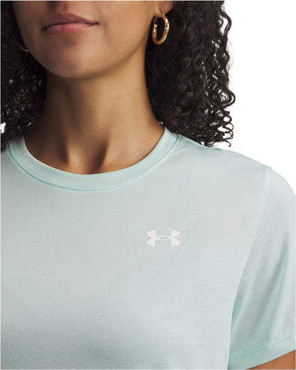 Under Armour Tech Twist Short Sleeve Womens Running Top - Green