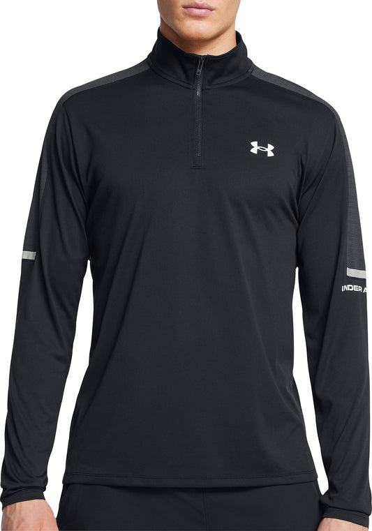 Under Armour Tech Utility Half Zip Long Sleeve Mens Running Top - Blue