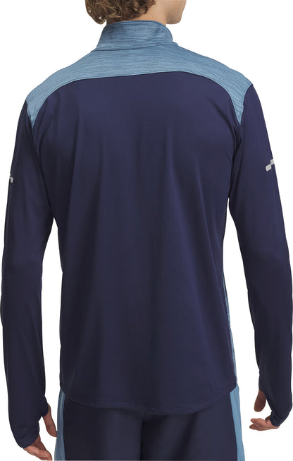 Under Armour Tech Utility Half Zip Long Sleeve Mens Running Top - Blue