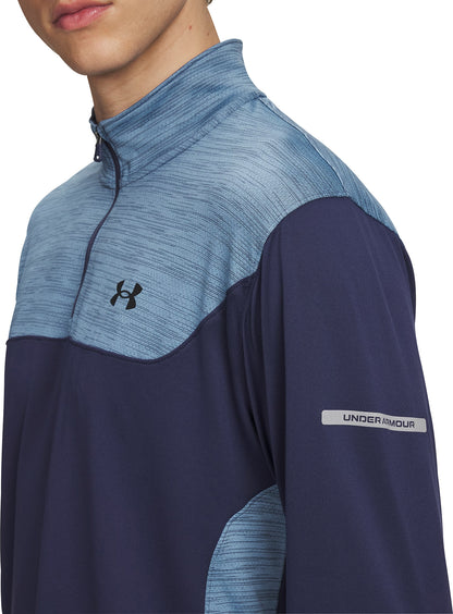Under Armour Tech Utility Half Zip Long Sleeve Mens Running Top - Blue