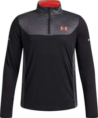 Under Armour Tech Utility Half Zip Long Sleeve Junior Running Top - Black