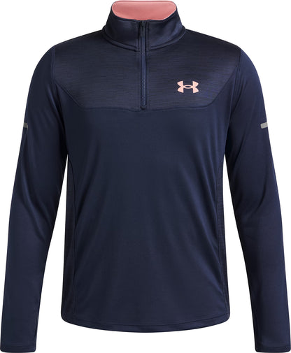 Under Armour Tech Utility Half Zip Long Sleeve Junior Running Top - Blue