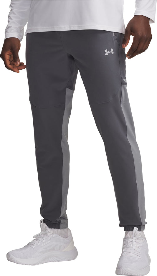 Under Armour Utility Woven Winterized Mens Running Track Pants - Grey