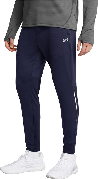 Under Armour Vanish Cold Weather Mens Running Track Pants Blue