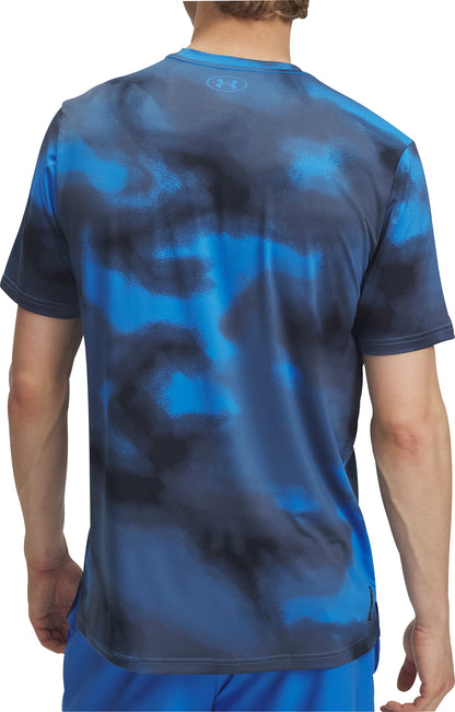Under Armour Vanish Energy Printed Short Sleeve Mens Training Top - Blue