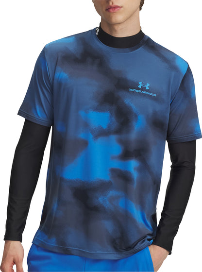 Under Armour Vanish Energy Printed Short Sleeve Mens Training Top - Blue