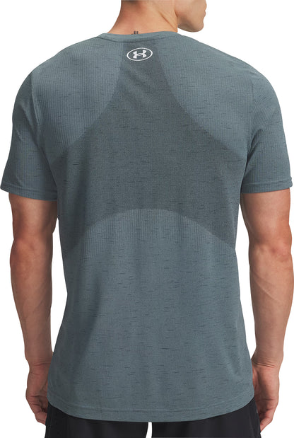 Under Armour Vanish Seamless Short Sleeve Mens Training Top - Blue