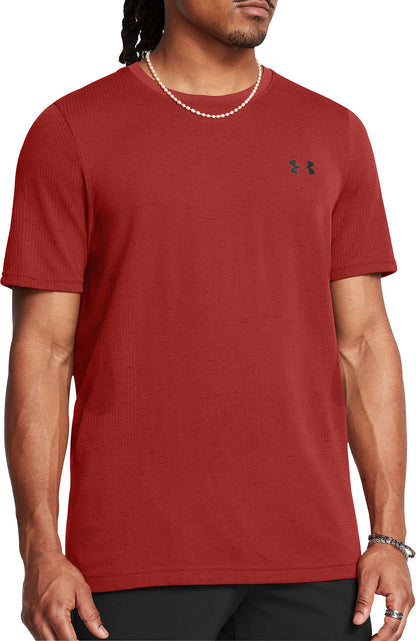 Under Armour Vanish Seamless Short Sleeve Mens Training Top - Orange