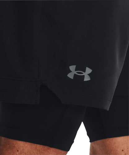Under Armour Vanish Woven 2 In 1 Mens Training Shorts - Black