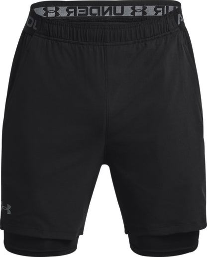 Under Armour Vanish Woven 2 In 1 Mens Training Shorts - Black