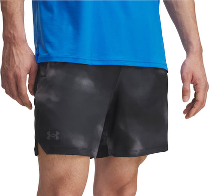 Under Armour Vanish Woven Printed Mens Running Shorts - Black
