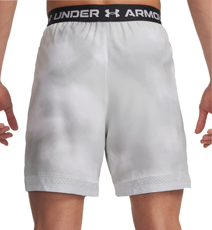 Under Armour Vanish Woven Printed Mens Running Shorts - Grey