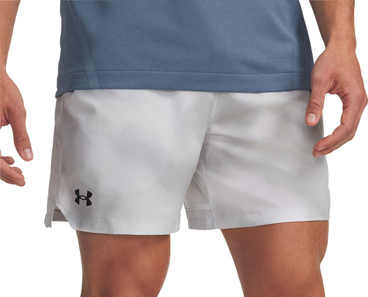 Under Armour Vanish Woven Printed Mens Running Shorts - Grey