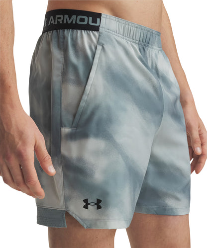 Under Armour Vanish Woven Printed Mens Running Shorts - Green