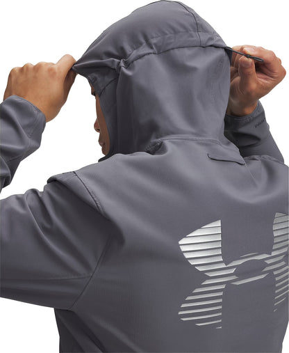 Under Armour Velociti Pro Storm Mens Running Jacket - Grey
