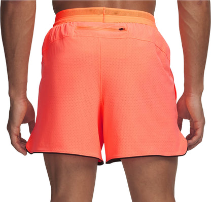 Under Armour Velociti Pro Vent 5 Inch Mens Running Shorts - Orange