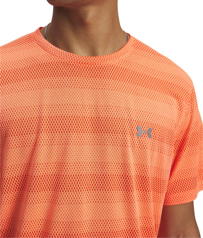Under Armour Velociti Short Sleeve Mens Running Top - Orange