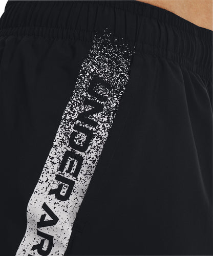 Under Armour Woven Graphic Mens Running Shorts - Black