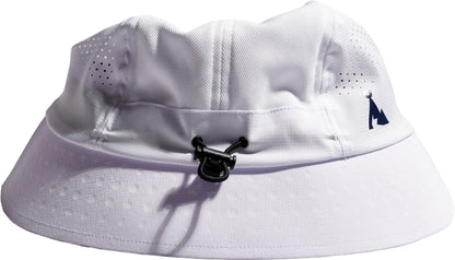 Vaga Feather Running Bucket Hat - White