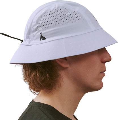 Vaga Feather Running Bucket Hat - White