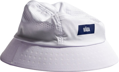Vaga Feather Running Bucket Hat - White