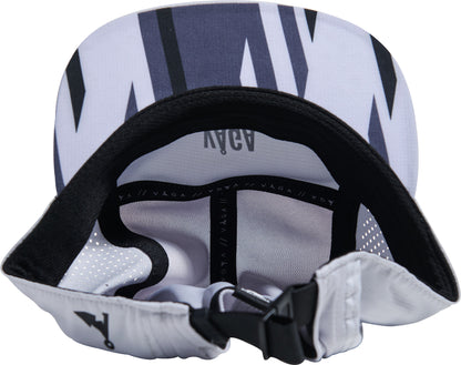 Vaga Feather Racing Running Cap - Grey