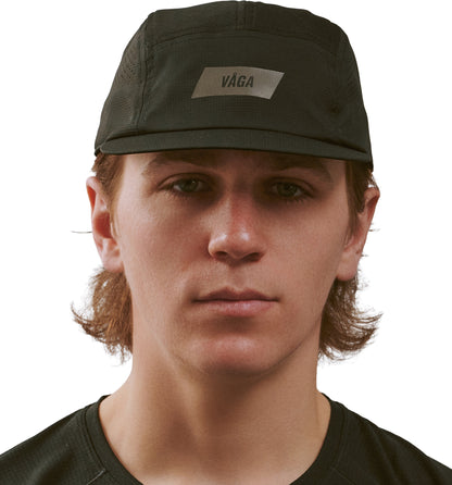 Vaga Feather Racing Running Cap - Black