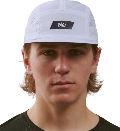 Vaga Feather Racing Running Cap - White