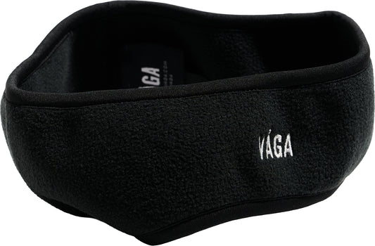 Vaga Fleece Running Headband - Black