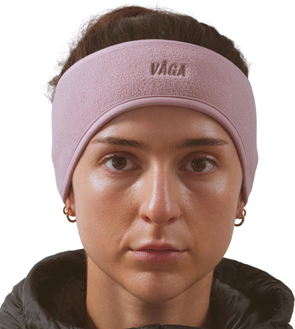 Vaga Fleece Running Headband - Pink