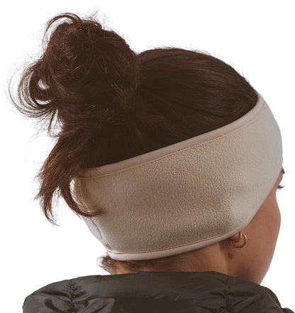 Vaga Fleece Running Headband - Cream