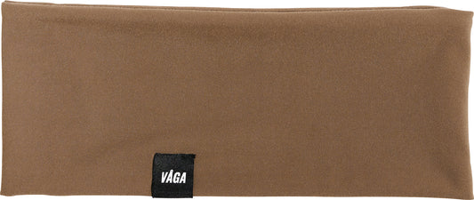 Vaga Jersey Midweight Performance Running Headband - Brown