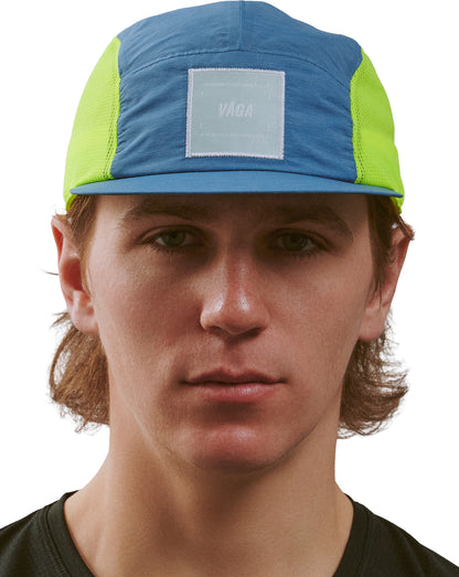 Vaga Mesh Flex Running Cap - Blue