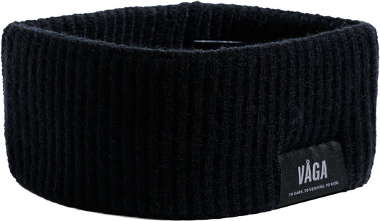Vaga Midweight Running Headband - Black