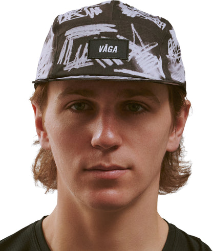 Vaga Scribble Running Cap - Black