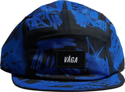 Vaga Scribble Running Cap - Blue