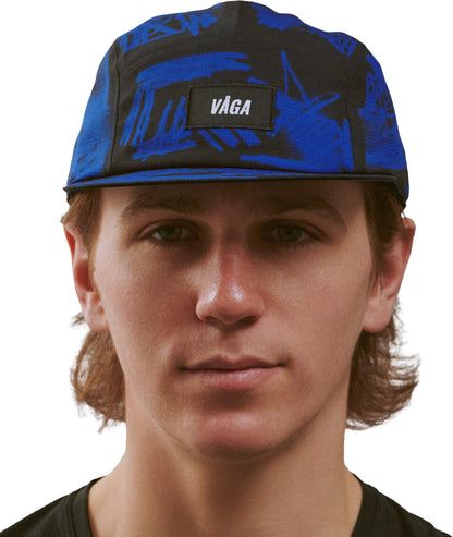 Vaga Scribble Running Cap - Blue