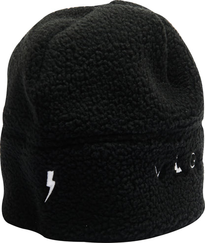 Vaga Teddy Fleece Running Beanie - Black