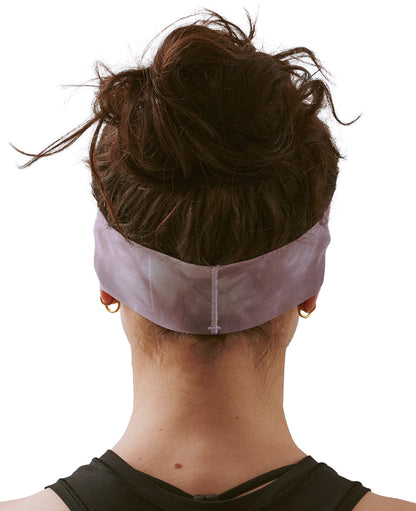 Vaga Tie Dye Lightweight Running Headband - Purple