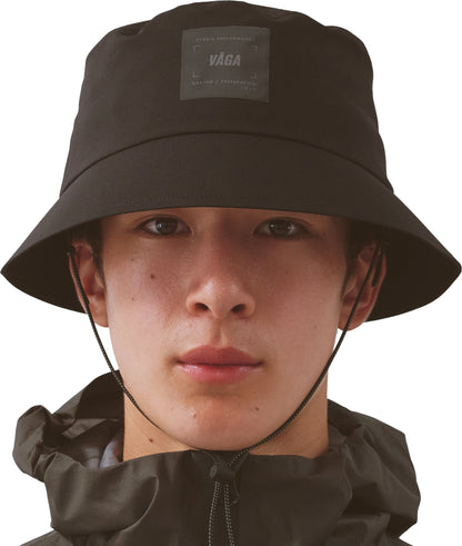 Vaga Waterproof Running Bucket Hat - Black