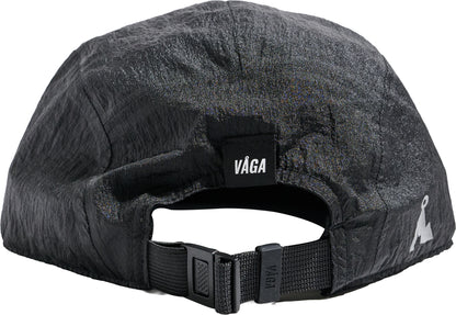 Vaga Wind Resistant Feather Running Cap - Black