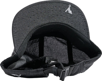Vaga Wind Resistant Feather Running Cap - Black